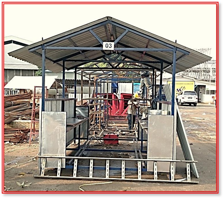 Fabrikasi Mushola & Rest Area Portabel - Jalan Tol Jakarta-Cikampek Elevated II